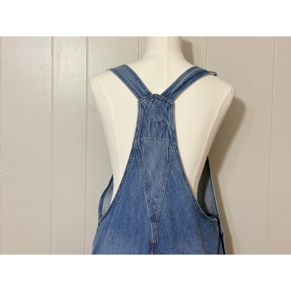 Levi’s I Will Shortalls Medium Wash Denim Overalls Shorts Size M - Picture 6 of 14